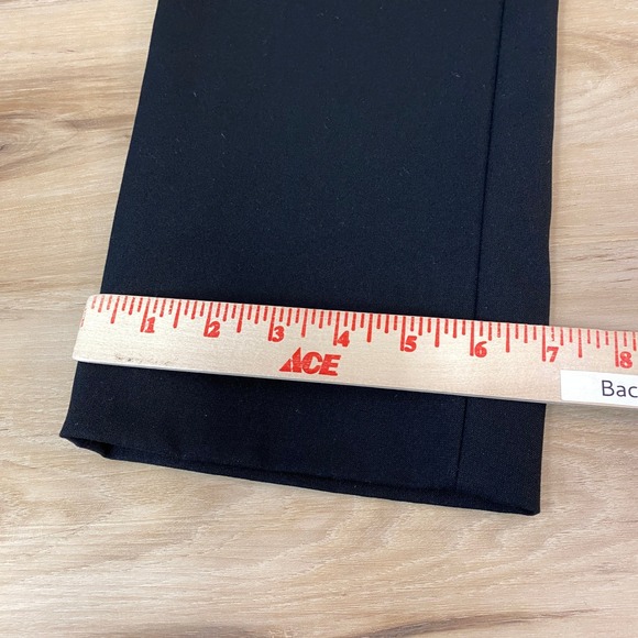 Banana Republic Pants Tailored Fit Black Trousers Men 33x28 Performance Stretch - Picture 7 of 9